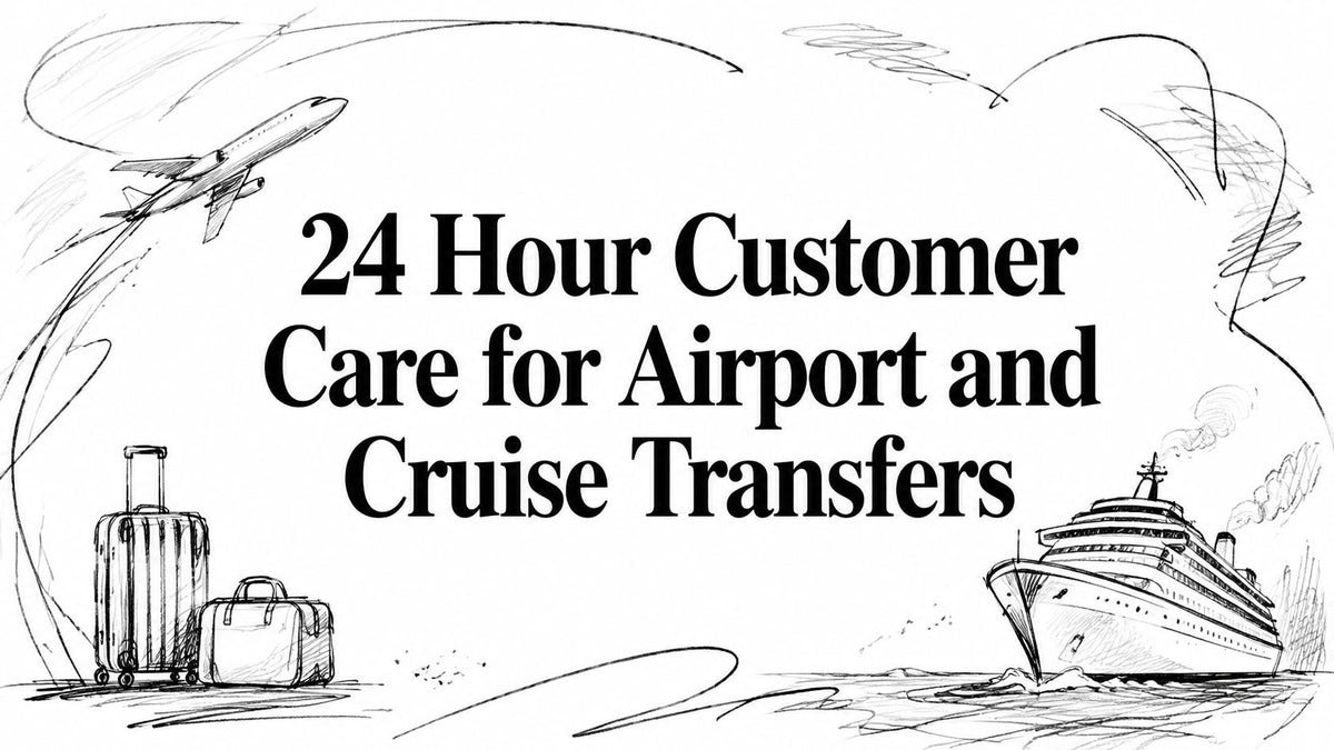 24 Hour Customer Care for Airport and Cruise Transfers