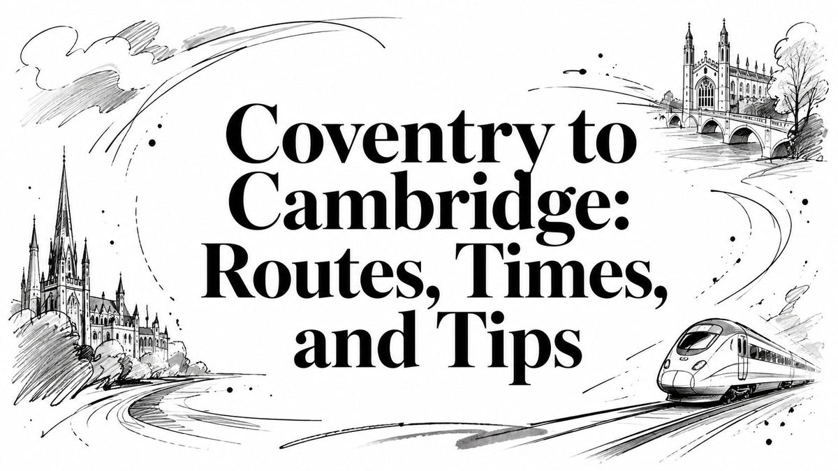 Coventry to Cambridge: Routes, Times, and Tips