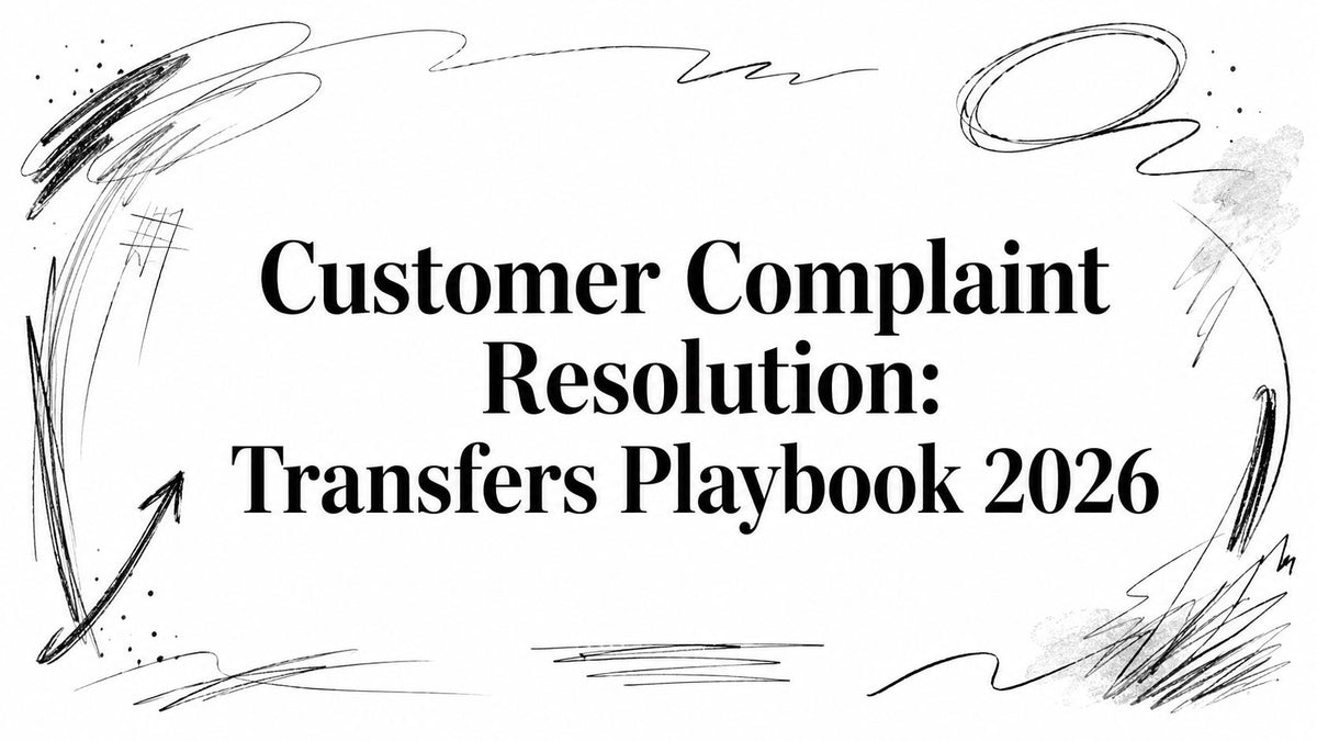Customer Complaint Resolution: Transfers Playbook 2026