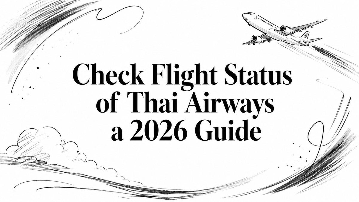 Check Flight Status of Thai Airways a 2026 Guide