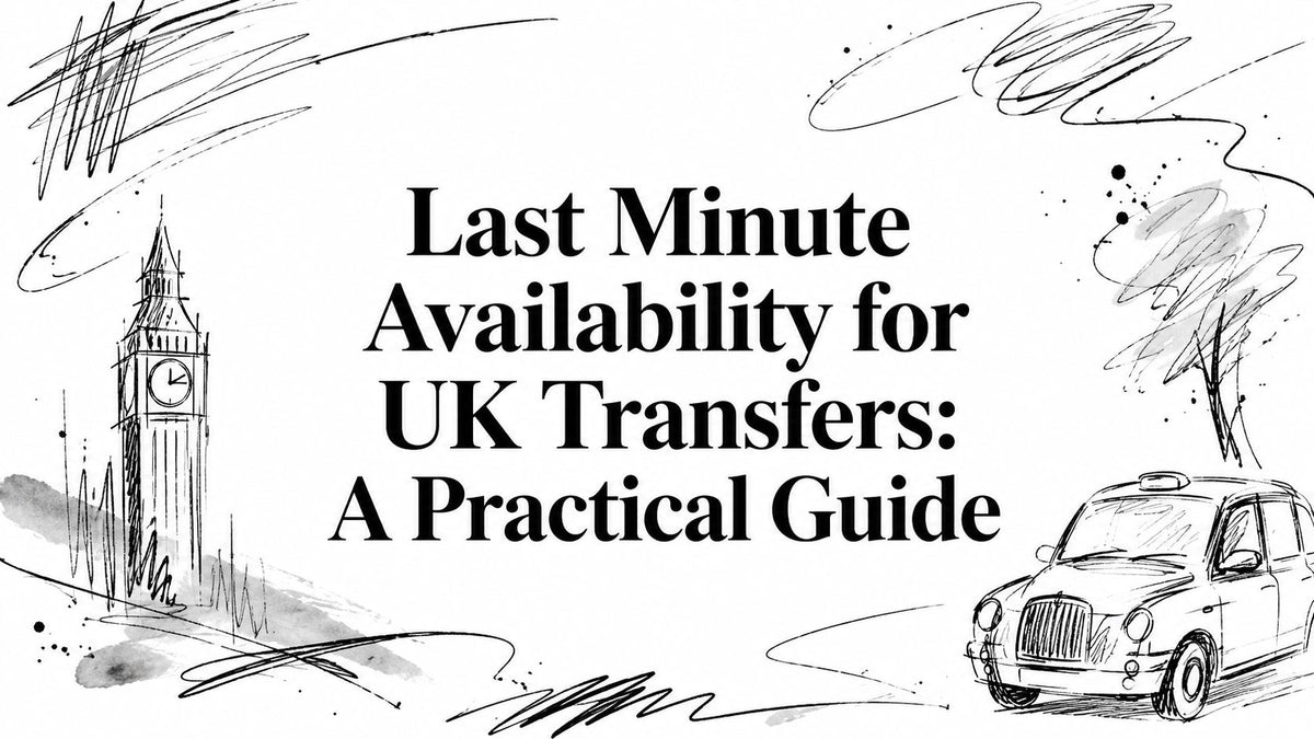 Last Minute Availability for UK Transfers: A Practical Guide