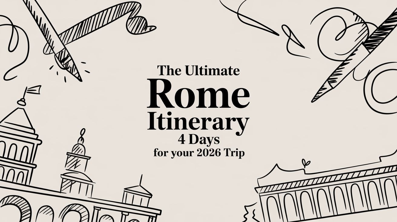The Ultimate Rome Itinerary 4 Days for Your 2026 Trip