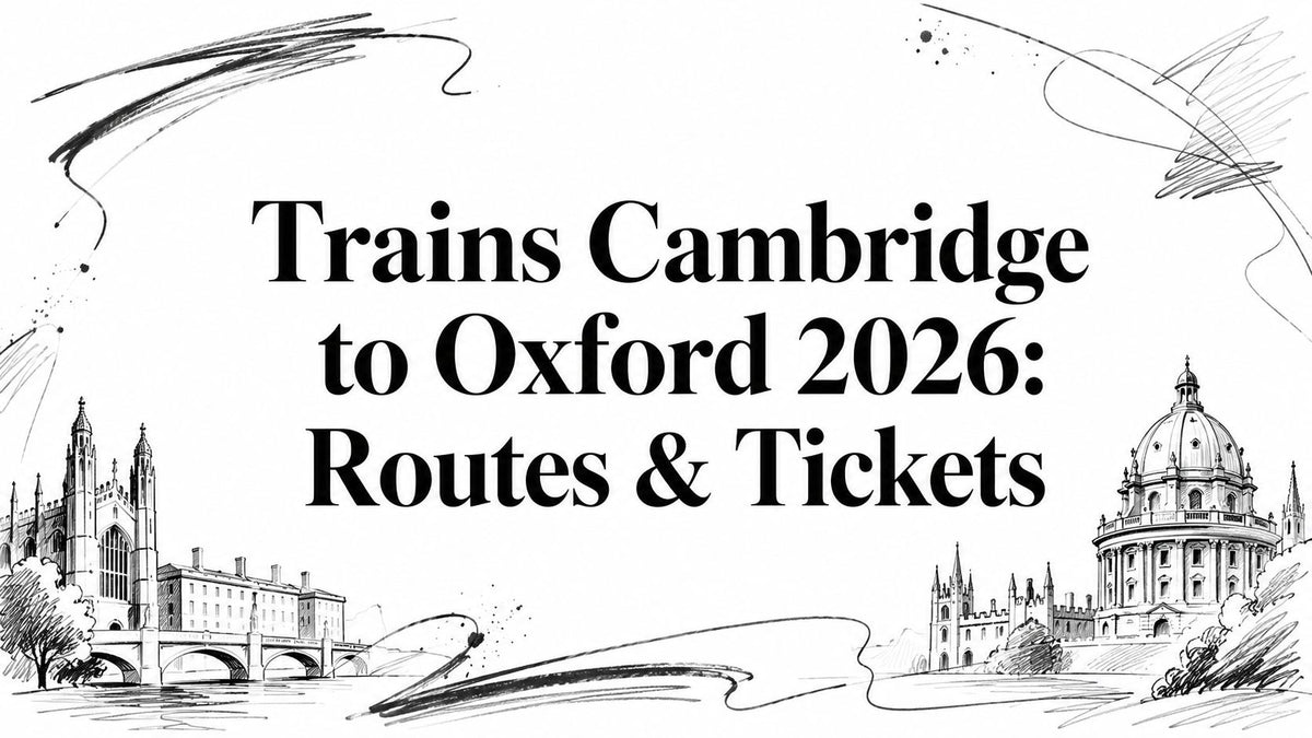 Trains Cambridge to Oxford 2026: Routes & Tickets