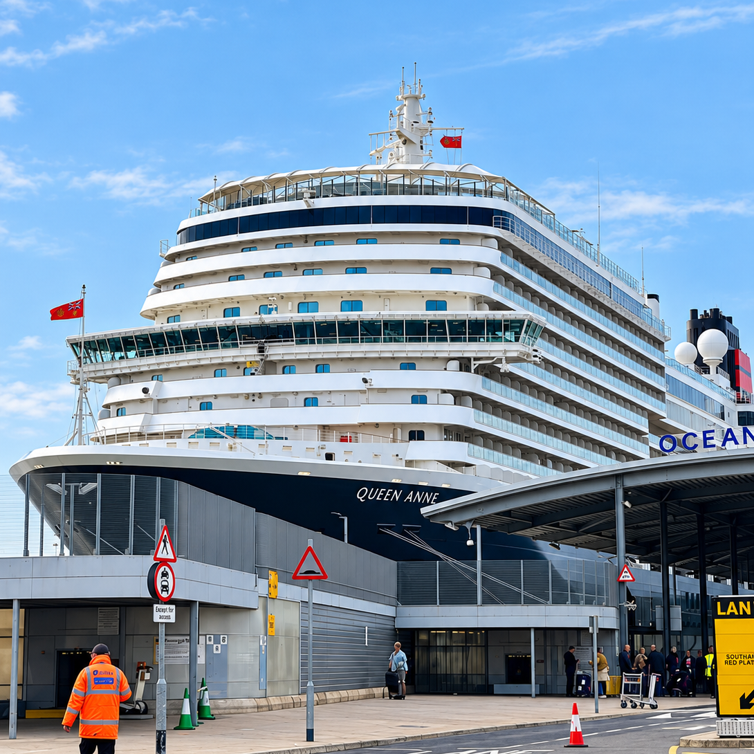 Cunard Southampton to Heathrow Airport